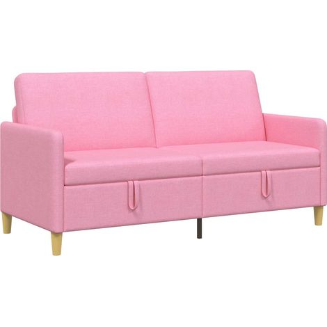 Sofá con almacenamiento Rosa 172 x 78 x 87 cm Poliéster vidaXL