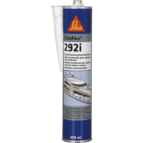 Sikaflex-292i, Marine-Konstruktionsklebstoff, 300 ml, weiß (1/3)