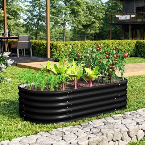 Vitavia Hochbeet "Terra 401", schwarz, 40 cm, Modell "Basic" (1/2)