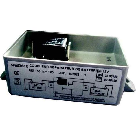 Imline – Coupleur-séparateur 12V – Gestion intelligente des batteries jusqu'à 300Ah – Charge maximale 70A pour camping-car