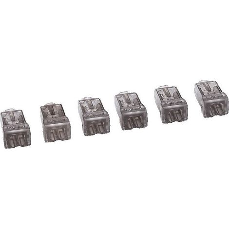 Verbindungssockel Nylbloc 2mm Grau 6 Stück