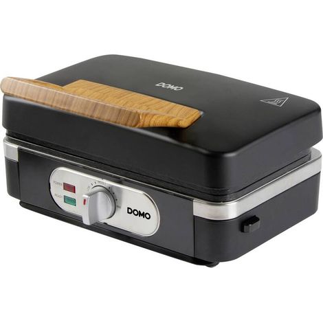 [GEBRAUCHT] B-Ware DOMO Sandwichmaker 3-in-1 Croque Waffel Grill Schwarz 1100W Küchenhelfer schwarz (1/2)