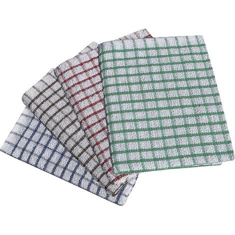 10er-Pack Frottee-Geschirrtücher (28 x 40 cm) – Superweiche ringgesponnene, gekämmte Baumwolle, hochdichte Webart und dicke Konstruktion, extrem saugfähig und weich