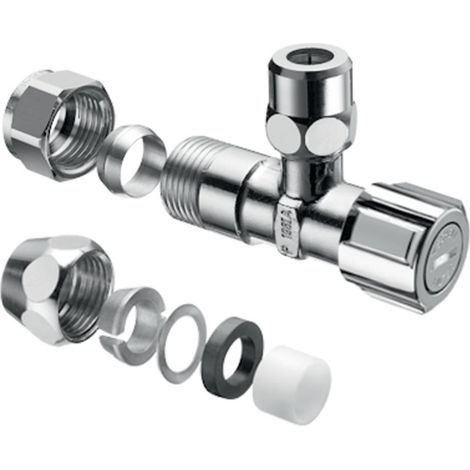 SCHELL Robinet d'équerreavec filtre