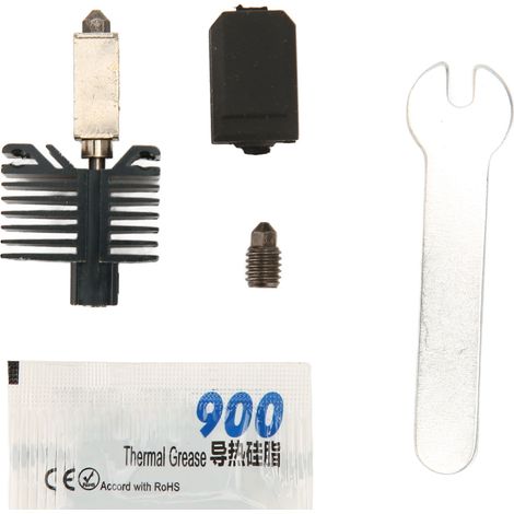 Hochtemperatur-Hotend-Kit (500 °C) für Bambu P1P P1S X1C – Verbesserter Heizblock und Düse