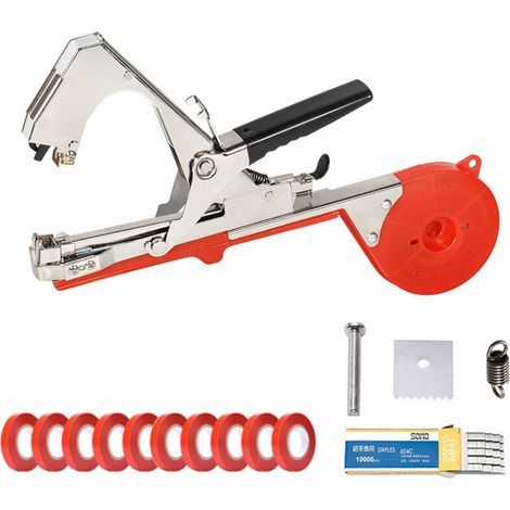 Pince à Lier pour Vigne, Machine À Taper Nouer Branches, pour Tomates Vignobles Arbres Fruitiers Légumes Fleurs Plantes, Outil de Jardinage À Attacher Branche - Tying Tape Tool (1/4)