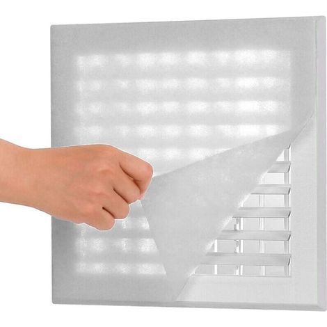 Juego de filtros de ventilación para rejillas de calefacción y aire acondicionado, filtro de aire electrostático de algodón (1/4)