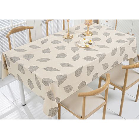 Tovaglia Antimacchia Idrorepellente PVC Proteggi Tavolo Maniva Glitter D1 Foglie, misura100X140coloreFoglie D1