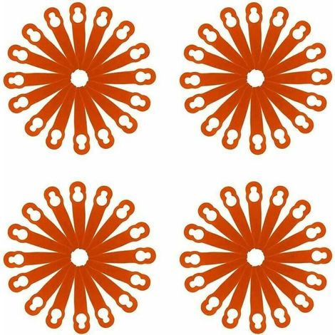 120 lames de rechange en plastique pour tondeuse et débroussailleuse STIHL Polycut 2-2 FSA 45