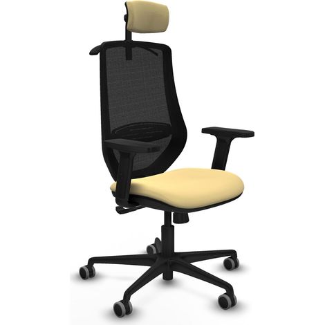 Piqueras y Crespo Mardos Ergonomischer Bürostuhl Creme