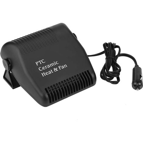 Mini Ventilateur Chauffant Voiture, Chauffage de Voiture Allume Cigare, Appareil de Chauffage Portatif de Pare-brise de Voiture 12v 150w, Dégivreur de Fenêtre pour L'hiver Désembuage (1/5)