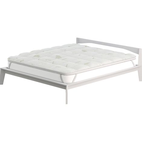 Topper Matrimoniale Trapuntato 800 gr/mq con Elastici Wellness Aloe (1/5)