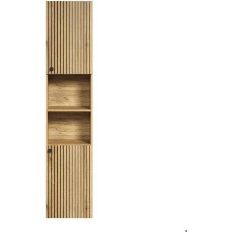 PureBliss colonna alta per bagno decor rovere (1/5)