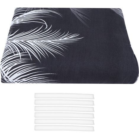Las fundas para cojines de sofá, fáciles de instalar y de alta elasticidad, ofrecen protección y evitan que se muevan. Con un estampado ecológico de hojas de plátano, son elegantes y duraderas.