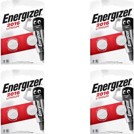 .8 piles Energizer CR2016.