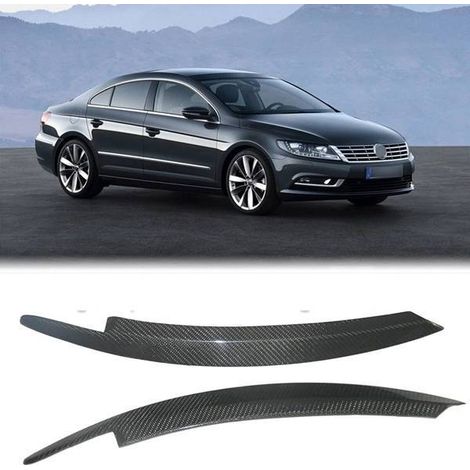 1 pair of carbon fiber headlight brows suitable for 13-18 Volkswagen CC (1/4)