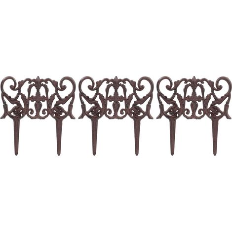 Bordurette en fonte Elegance Lot de 3 (1/4)