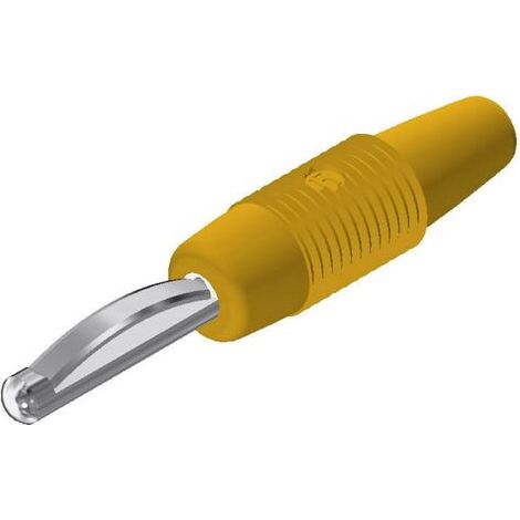 Fiche banane mâle Ø de la broche: 4 mm Hirschmann Test & Measurement VON 20 930046103 jaune 1 pc(s) (1/4)