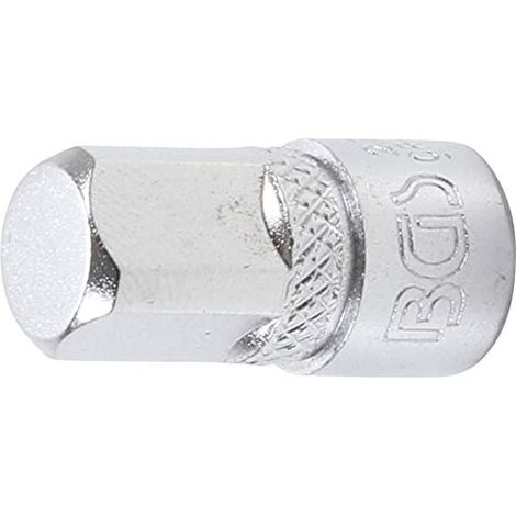 Adattatore per bussola quadro interno 6,3 mm (1/4") - quadro esterno 10 mm (3/8") (1/3)