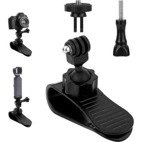 Support de fixation pour caméra réglable avec pince pour pare-soleil de voiture - Accessoires auto (1/2)
