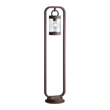 Lampione Esterno Led Giardino Sensore Lanterna Ruggine 100cm Sambesi GD Trio