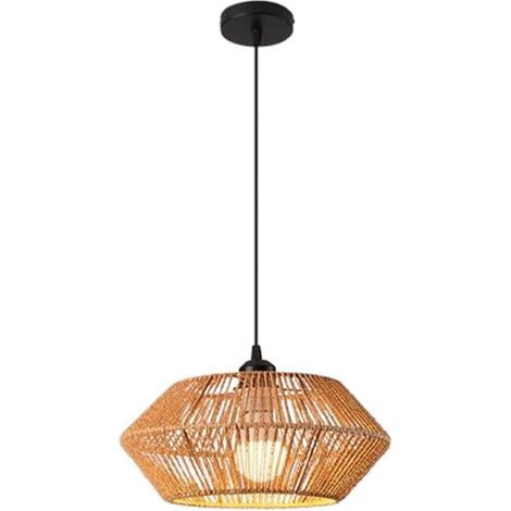 Suspension moderne et minimaliste pour îlot de cuisine – convient au salon, à la salle à manger, à la cuisine et à la chambre – marron (1/5)