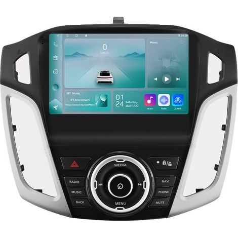 Autoradio, touchscreen, supporto multimediale, compatibile con Ford Focus MK3 2011-2019, P1 AHD AIPRO (1/2)