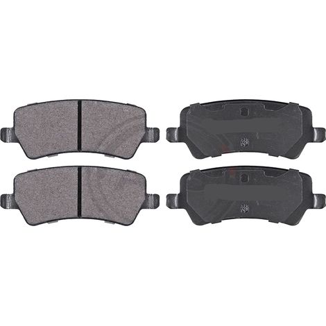 KIT PASTIGLIE FRENO POSTERIORI compatibile con VOLVO V60 I (155,157) / PASTIGLIE FRENANTI AUTO OEM P 24 078 P 86 021, / SOSTITUZIONE DIRETTA / BASSA POLVERE / SILENZIOSO (1/4)