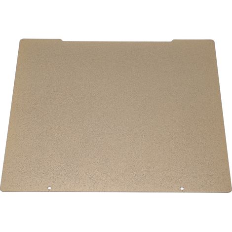 Plateau d'impression 3D PEI en acier à ressort avec revêtement poudre, lit chauffant 253.8x241mm pour MK3S, surface stable et durable. (1/5)