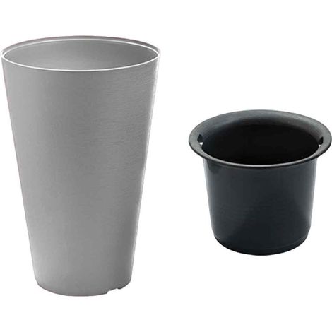 Pot de fleurs hydroponique extra large et épais, pot de fleurs simple et créatif pour grandes plantes vertes, pot de fleurs en plastique pour jardinage en stand (1/5)