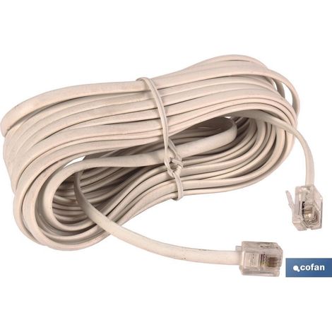 Cavo telefonico piatto con jack (2,2 m)