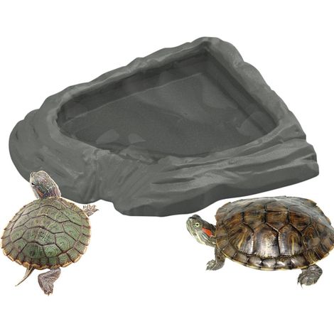 Gamelle à eau pour tortue peu encombrante - Large ouverture (1/5)