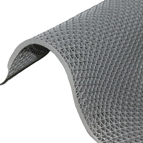 Tapis de sol antidérapant, étanche, facile à nettoyer, 90X100CM, Gris-a (1/2)