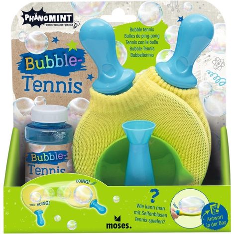 JUEGO TENIS CON POMPAS DE JABON