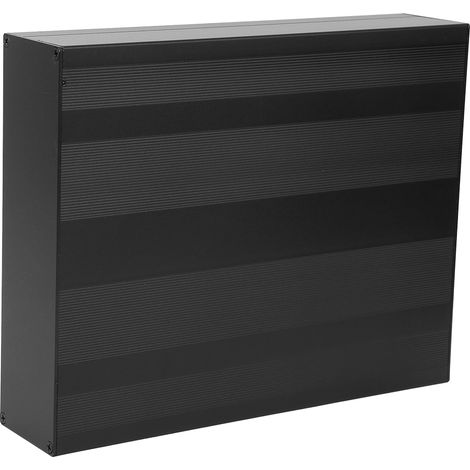 Projektgehäuse aus mattschwarzem Aluminium für Elektronik-Bastelprojekte, 50 x 178 x 220 mm (1/5)