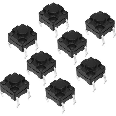 100 Stück wasserdichte, elektronische, berührungsempfindliche Drucktaster (6 x 6 x 5 mm) (1/5)