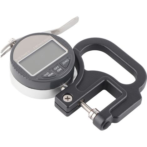 Digitales Dickenmessgerät für Papier, Leder und Stoff, Messbereich 0–12,7 mm, Genauigkeit 0,001 mm (1/5)