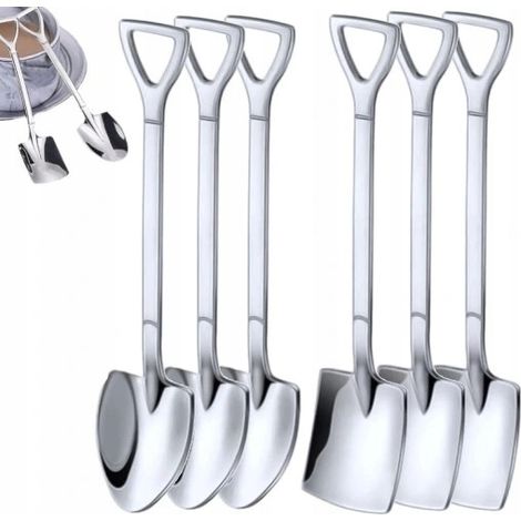 Petites cuillères à thé décoratives, cuillère de paysan, coffret cadeau, 8X (1/5)