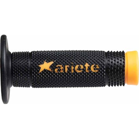 Manopole Vulcan Ariete Off-road SENZA foro (115 MM) nero arancione (12)