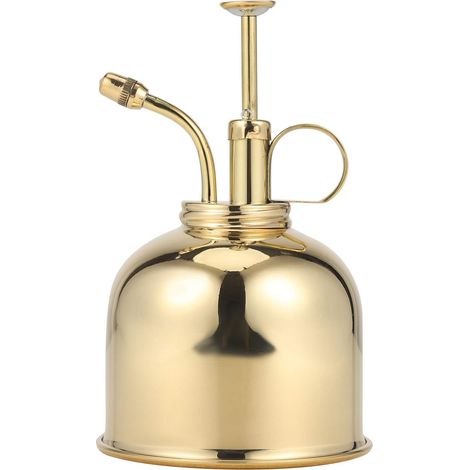 Pichet rétro en laiton de 300 ml, pulvérisateur de jardin vintage en cuivre (1/5)