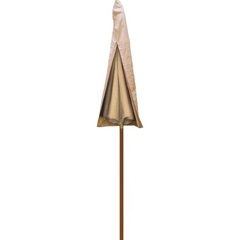 Custodia per Ombrellone da Giardino Palo Centrale 3x4m in Poliestere Beige