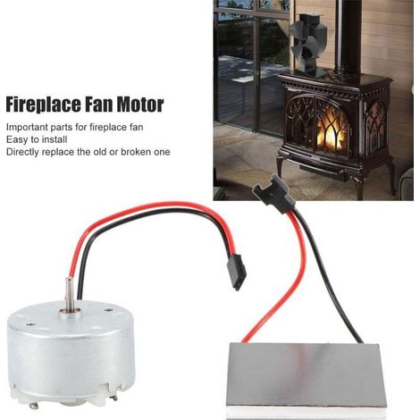 Générateur de ventilateur poêle, moteur cheminée métal générateur ensemble d'accessoires thermoélectriques accessoire stable et ferme pour souffleuse production électrique pièces rechange (1/3)
