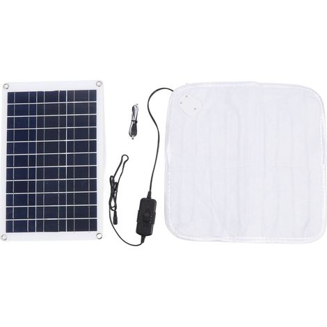 Panneau solaire avec couverture chauffante 50W, engrenages réglables, Portable, monocristallin, pour randonnée, Camping, Barbecue en plein air (1/5)
