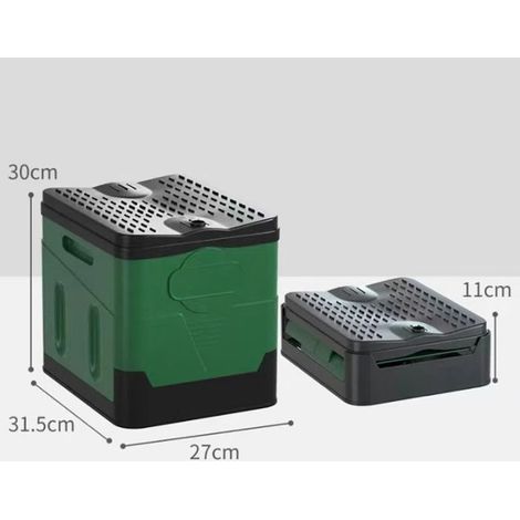 Toilette Portable - WC Portable - Pliable - Sac de rangement - Idéale pour Camping et Randonnée (1/2)