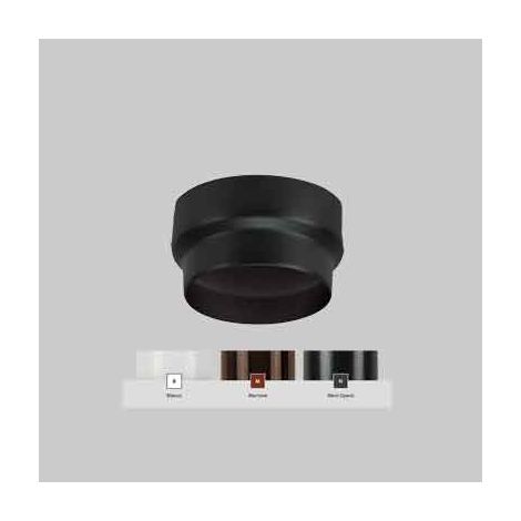 AUMENTO SMALTATO 'CLASSIC' Ø 80-120 mm - Col. nero