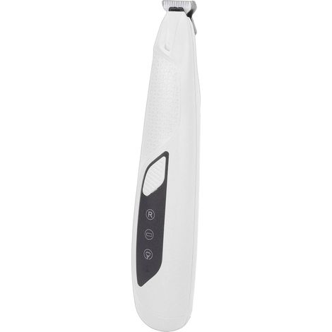 Tondeuse à pattes pour chien avec lumière LED, tondeuse électrique rechargeable pour chat, tondeuse pour petites zones, poils blancs (1/5)