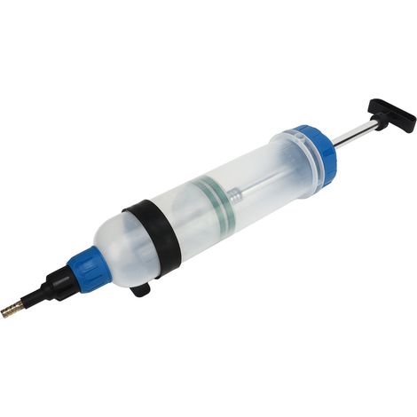 Extracteur de liquide 1,5 L pour moteurs de voiture, seringue de remplissage, pompe de distribution avec raccord rapide (1/5)