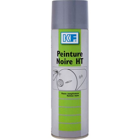 Peinture aérosol haute température Noire HT - 6028 - KF