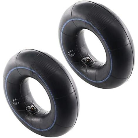 Alovez - Lot de 2 3.00-4 Chambre à air Rasoir E300 Robuste 260x85 - Pneu de rechange pour scooter Razor E300 Scooter, Pocket Rocket, Moto, Utilitaire, Truck à main 3.00 x 4 Angle Tube de valve (1/5)