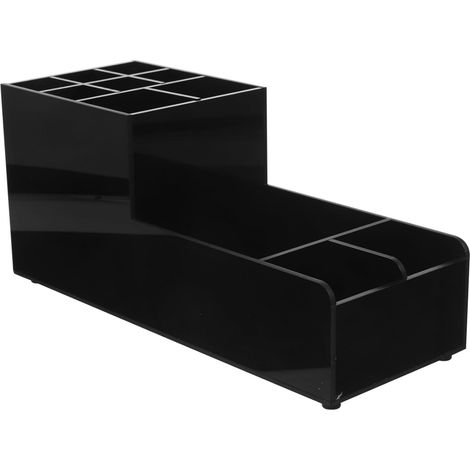 Organisateur de Bar 11 Compartiments Porte-serviettes et Distributeur de Noir pour Restaurant, Accessoire de Bar Compact et Pratique pour Table Basse (1/5)